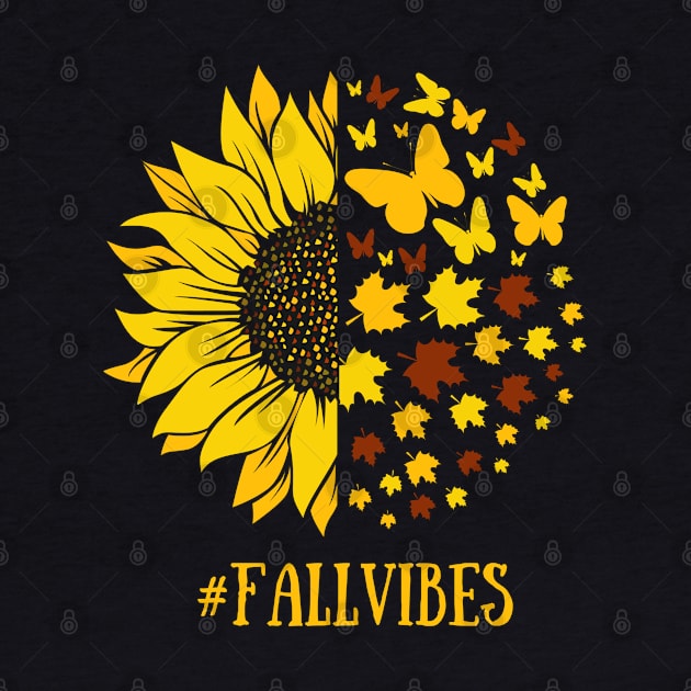 Sunflower Fall Vibes by Fj Greetings